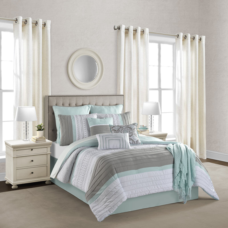 Lanwood Home Mia 10Piece Comforter Set Wayfair